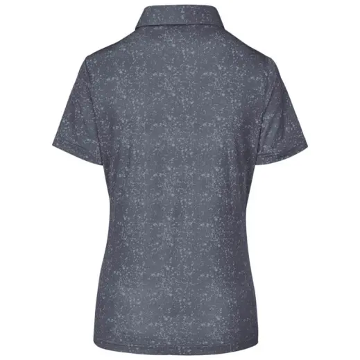 Ladies Flexxion Golf Shirt Grey Back
